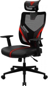 Cadeira Ergonomic, Thunderx3, Yama1, Preta/Vermelha