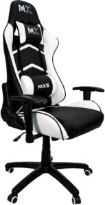 Cadeira Gamer MX5 Giratoria Preto e Branco, Mymax, 25.009177, Preto e Branco