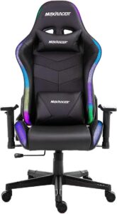 Cadeira Gamer Max Racer Khroma RGB (Grátis PowerBank e Aplicativo)