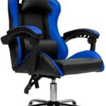 Cadeira Gamer TGT Heron, Preta e Azul, TGT-HR-BBU01