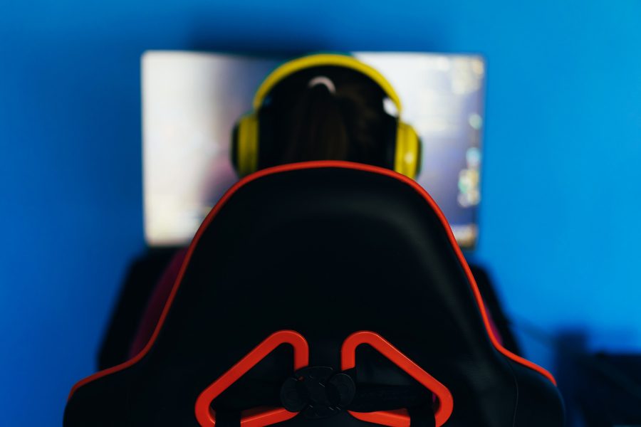 cadeira gamer tecido
