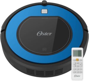 Aspirador Robô Oster Keep Clean - Bateria OASP302, OASP302-BAT, Black and Blue