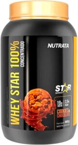 Whey Star 100% (900G) - Cookies e Chocolate, Nutrata