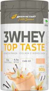 3 Whey Top Taste - 900G Baunilha - Body Action, Bodyaction