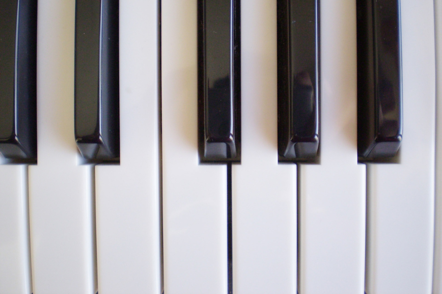 As teclas de piano As teclas de piano
