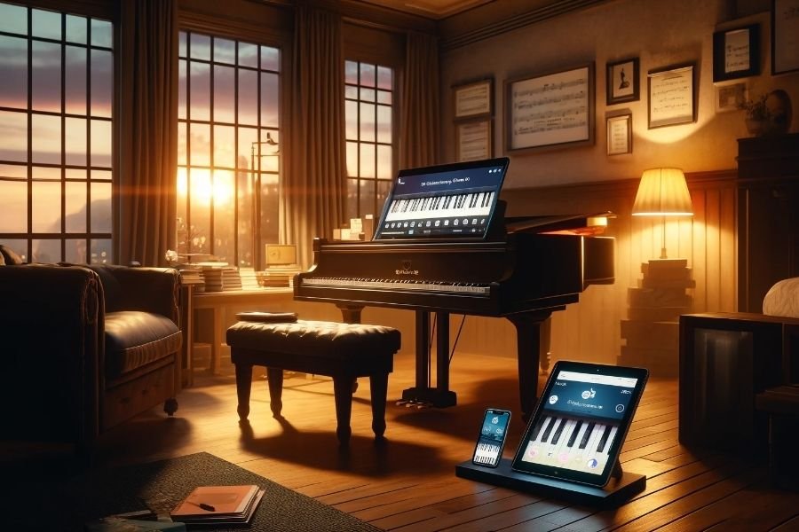 melhores aplicativos de piano
