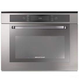 Micro-ondas Brastemp De Embutir 40 Litros cor inox com Grill - BMO40AR 220V