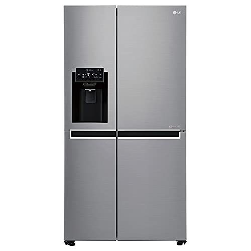 Refrigerador Side by Side LG de 02 Portas Frost Free com 601 Litros, Moist Balance Crisper, Aço Escovado - GC-L247S