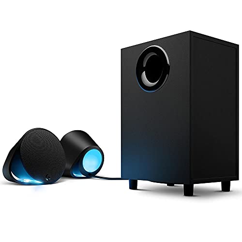 Caixa de Som RGB para Jogos Logitech G560 Sistema 2.1 com Lightsync, Altos-Falantes para Computador