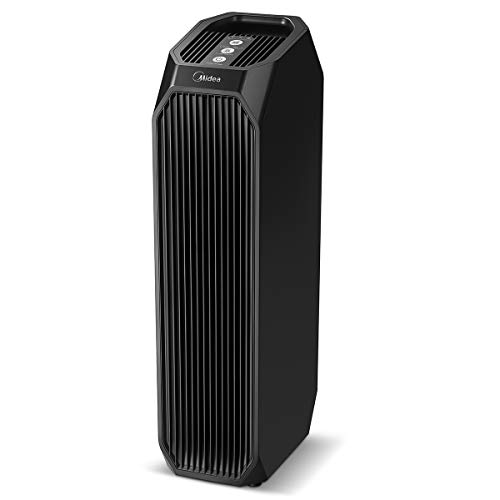 Purificador de Ar HEPA com Filtro de Carvão Ativado e LED UV para Alergias, Pólen, Animais de estimação, Odores, Fumaça,...