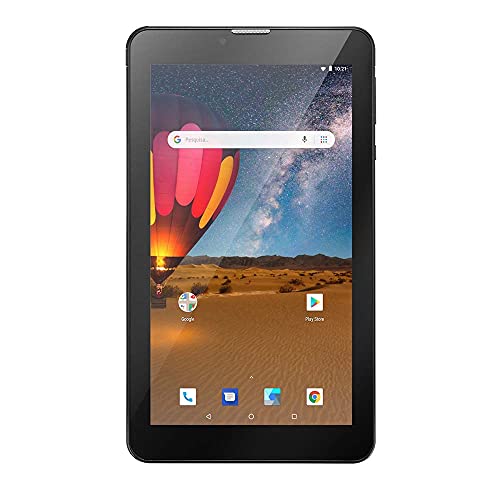 Tablet Multilaser M7 3G Plus Dual Chip Quad Core 1 GB de Ram Memória 16 GB Tela 7 Polegadas Preto...