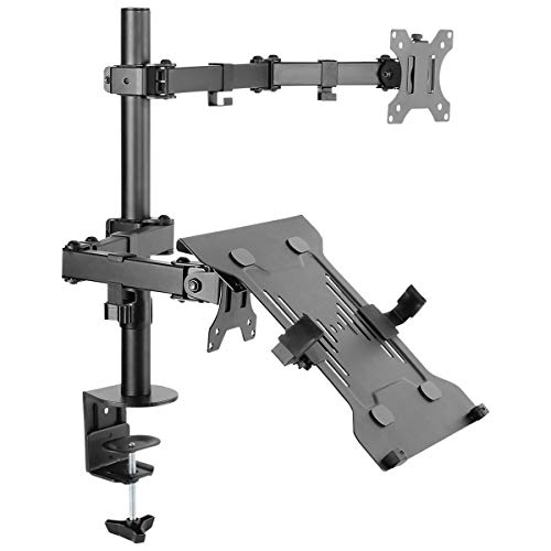 SUPORTE PARA MONITOR E NOTEBOOK COM ARTICULAÇÃO DUPLA - PLMSMN1A - PCYES