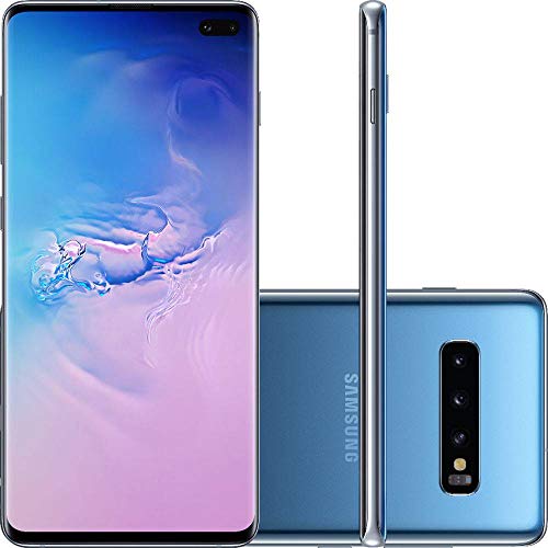 Smartphone Samsung Galaxy S10+ 128GB Dual Chip Android 9.0 Tela 6.4” Octa-Core 4G Câmera Tripla Traseira 12MP + 12MP +...