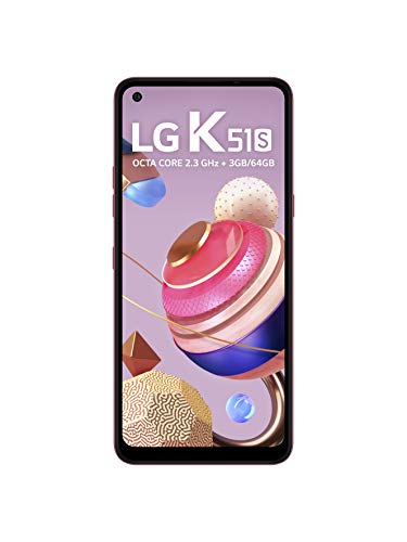 Smartphone LG K51S, 3GB/64GB, 32MP, Vermelho