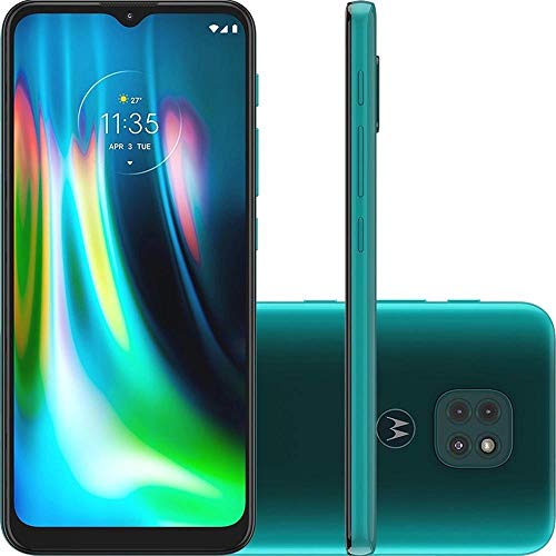 Smartphone Motorola XT2083 Moto G9 Play 64GB Verde Turquesa Tela 6.5